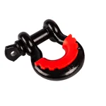 Czarna szekla omega 4,75t 3/4 z osłoną gumową atest CE WWL X-Bull